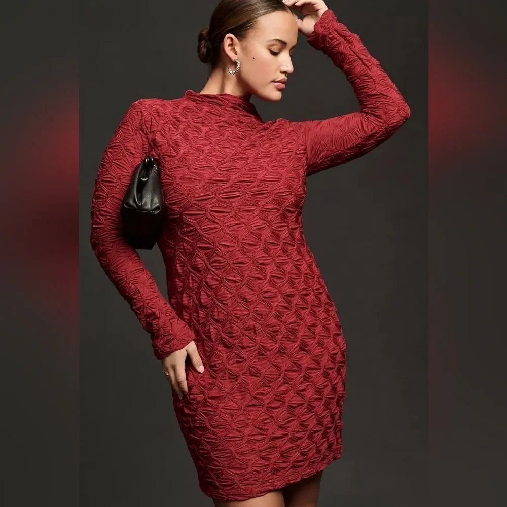 MAEVE by Anthropologie Mini Mock dress NEW